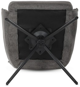 Zestaw krzeseł obiadowych z mechanizmem powrotnymDCH-P3170 GREY2, 2 szt.