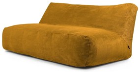 Musztardowy sztruksowy worek do siedzenia Sofa Tube 190 – SLOWDOWN