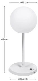 Lampa zewnętrzna LED na USB ze zdalnym sterowaniem i ściemniaczem ø 16 cm Dinesh – Kave Home