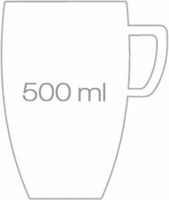 Tescoma Kubek do kawy latte CREMA, 0,5 l
