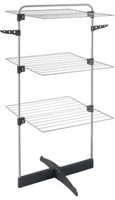 Suszarka na pranie w szaro-srebrnym kolorze 22 m Thunder – Metaltex