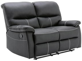 Kanapa 2-osobowa z funkcją relax z ekoskóry CANBY