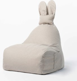Dziecięca pufa z uszkami i ogonem FUNNY BUNNY