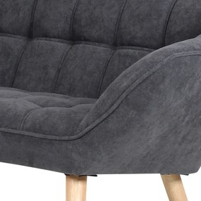 Dwuosobowa sofa AK-322 GREY2, szara
