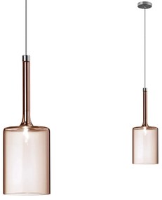 Lampa Sufitowa Wisząca Szklany Klosz APP1699-1CP AMBER B