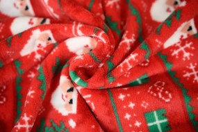 Kombinezon dziecięcy CHRISTMAS ONESIE czerwony - różne rozmiary Wielkość: 122 - 128