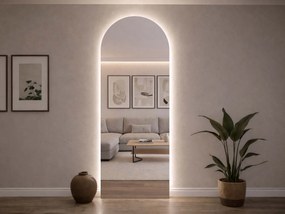 Nietypowe LED lustro do łazienki z oświetleniem A38 75×200