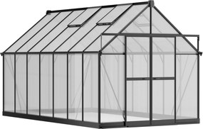 Szklarnia 240 x 244 x 429 cm, wzmocniona konstrukcja, poliwęglan 6 mm