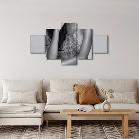 Obraz - Siedząca kobieta (125x70 cm)