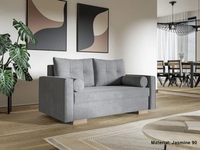 Sofa z funkcją spania COMFORT II DUO 2 osobowa szara nowoczesna
