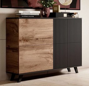 Komoda z ryflowanym frontem Random KM-2