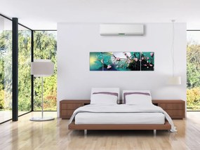Obraz - Drzewo, grafika (170x50 cm)