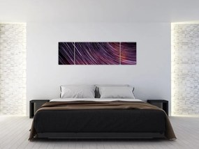Obraz rozmytych gwiazd na niebie (170x50 cm)