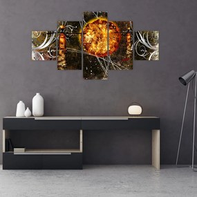 Obraz malarstwa z epoki starożytnej (125x70 cm)