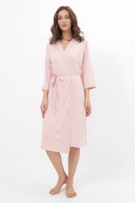 Koszula nocna damska ERICA ze szlafrokiem Różowy M