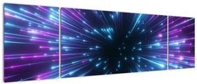 Obraz - Neonowa przestrzeń (170x50 cm)