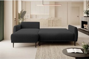 Narożnik BONO z funkcją spania Drewniane nóżki Eleganckie podłokietniki Głębokie siedzisko Lewa strona Barrel 99