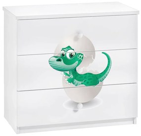 Komoda dziecięca z szufladami dino - Rostok 10X