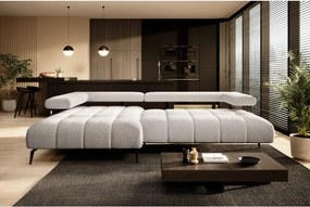 Narożnik MAGNETIC S układ L Lewostronny elektryczna regulacja siedziska tkanina KANSAS WERSAL