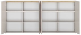 Komoda Elivo 200 cm - kaszmir / dąb olejowany