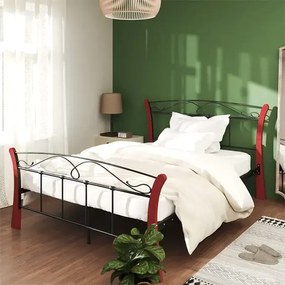 Metalowe łóżko w stylu vintage 120x200 cm - Bover