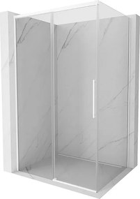Mexen Rox kabina prysznicowa rozsuwana 105 x 80 cm, transparent, biała - 8C2-105-080-20-00