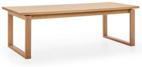 Stół z blatem w dekorze dębu 100x220 cm Rina – Marckeric