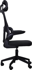 Fotel biurowy Hektor z podparciem lędźwiowym – ergonomiczne krzesło z zagłówkiem