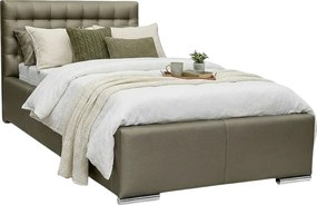 Pojedyncze pikowane łóżko z pojemnikiem na pościel W9-P42