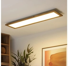 Brilagi - LED Plafon SLIMFRAME WOOD LED/58W/230V 124x34 cm brązowy