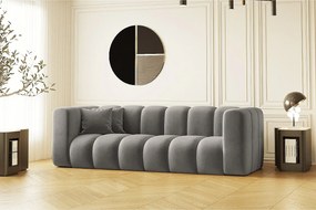 Sofa modułowa trzyosobowa Grand, tkanina Salvador, Szary