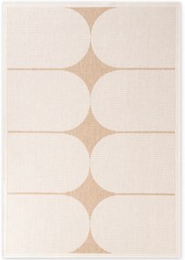 Dywan zewnętrzny dwustronny Duet kremowo-beżowy 160 cm x 230 cm