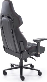 Czarny fotel do gamingu Baldur Halmar
