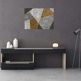 Obraz na szkle - Imitacja materiałów (70x50 cm)