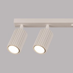 Listwa oświetleniowa 6-punktowa KARBON 6L beżowa ryflowana SOLLUX  LIGHTING