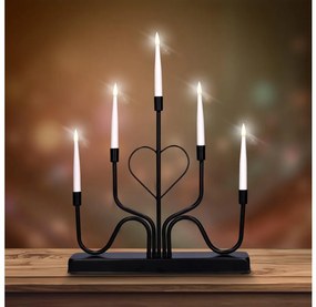 Brilagi - LED świecznik świąteczny LED/2xAA czarny