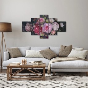 Obraz - Kwiaty ogrodowe (125x70 cm)