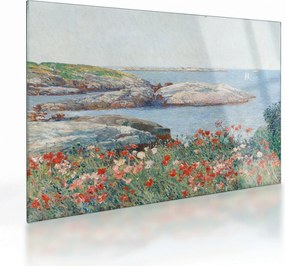 Obraz na szkle - Childe Hassam, Poppies,  Isles of Shoals, reprodukcje (70x50 cm)