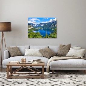 Obraz na szkle - Hallstätter See, Hallstatt, Austria (70x50 cm)