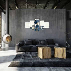 Obraz - Marmurowy profil kobiety (125x70 cm)