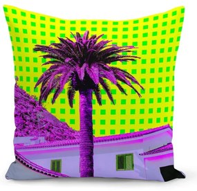 Poduszka z wypełnieniem Kate Louise Neo Palm, 43x43 cm