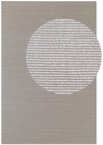 Dywan nowoczesny Perles Paseczki szaro-kremowe 120 cm x 170 cm