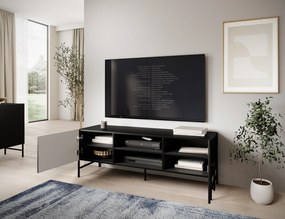 Stolik RTV RAFTT 152x55 cm, czarny