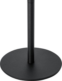 Lampa stołowa czarna ładowalna w tym LED i ściemniacz IP54 - Jude