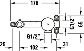 Duravit korpus podtynkowy