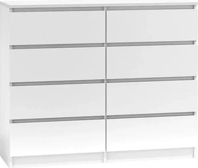 Duża biała komoda nowoczesna 140 cm G9-D62