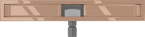 Mexen Flat korpus do odpływu liniowego 70 cm, różowe złoto - 1615070