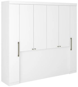 Zabudowa wokół łóżka - szer. 206 cm - Biały - ANTERO
