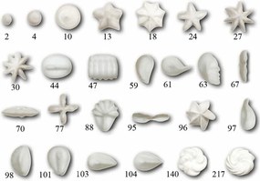 De Buyer 2114.20 zestaw do dekoracji ciast ST Steel