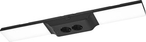 Osram - LED ściemnialna oprawa podszafkowa z gniazdkami UNDERCABINET LED/10W/230V czarna